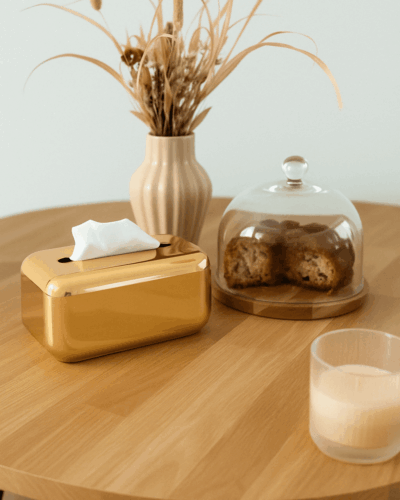 Tissue Box | Baby doekjes | Goud