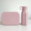 blush siliconen lunchbox en drinkfles set - 2-delig, BPA-vrij