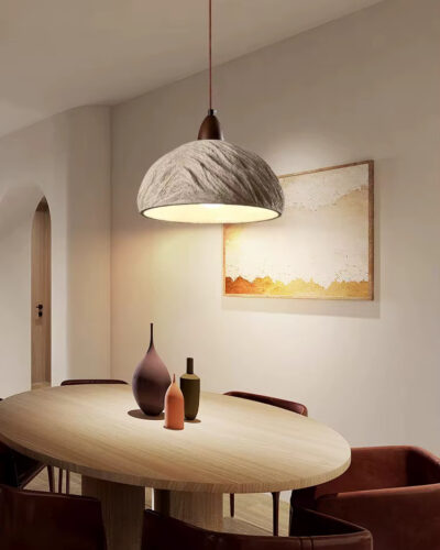 Wabi Sabi | Japanse Hanglamp | Beton | Hout 26 Wabi Sabi Hanglamp
