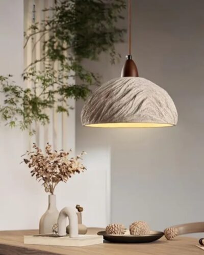 Wabi Sabi | Japanse Hanglamp | Beton | Hout 25 Wabi Sabi Hanglamp