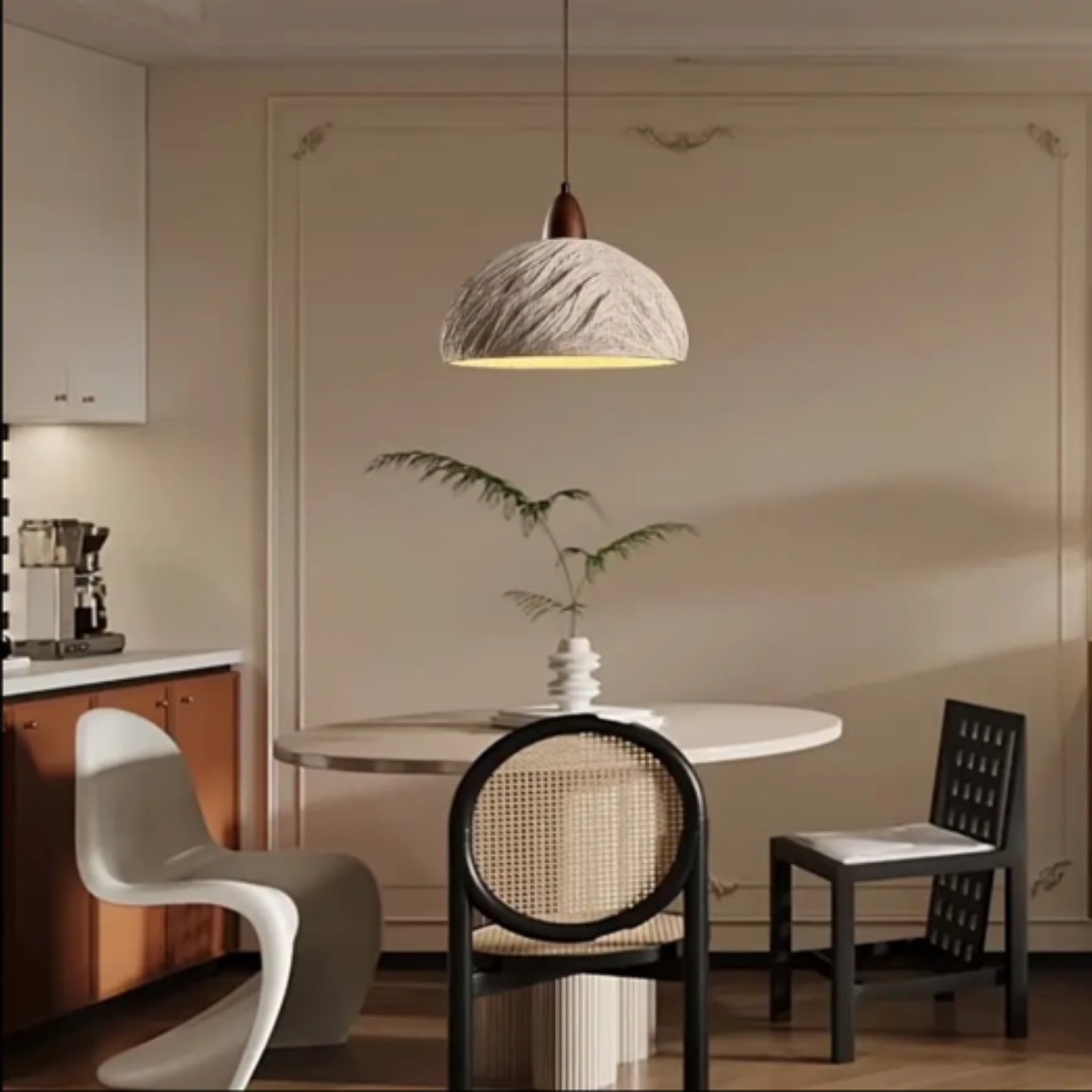 Wabi Sabi | Japanse Hanglamp | Beton | Hout 9 Wabi Sabi Hanglamp