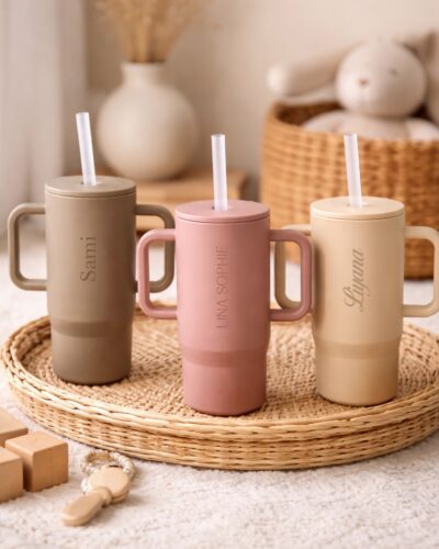 Mini Tumbler | Siliconen | Beige | Personaliseerbaar 11 IMG 4412