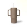 Mini Tumbler | Siliconen | Taupe | Personaliseerbaar