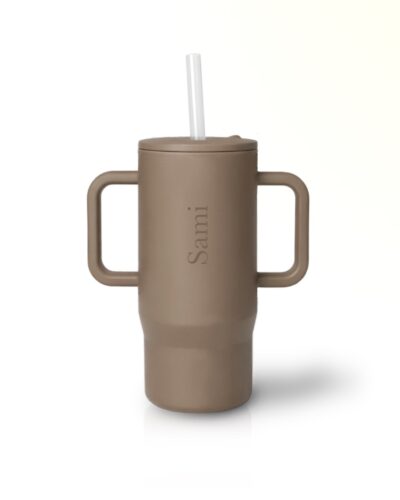 Alternative view of Mini Tumbler | Siliconen | Taupe | Personaliseerbaar