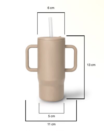 Mini Tumbler | Siliconen | Beige | Personaliseerbaar 8 IMG 4440