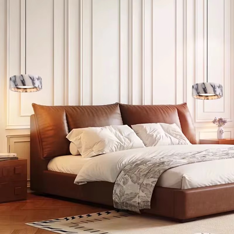 Hotel Chique | Luxe Hanglamp | Led | Marmer | 9 Hotel Chique | Luxe Hanglamp | LED | Marmer | - Afbeelding 9