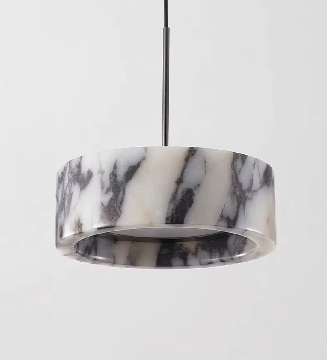 Hotel Chique | Luxe Hanglamp | Led | Marmer | 6 Hotel Chique | Luxe Hanglamp | LED | Marmer | - Afbeelding 6