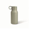 olive siliconen drinkfles 250 ml - cilindervorm, vooraanzicht