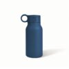 navy siliconen drinkfles 250 ml - cilindervorm, vooraanzicht