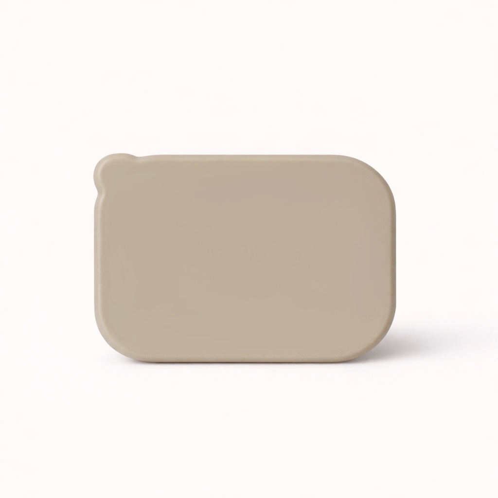 Lunchbox | Rvs | Siliconen | Beige | Personaliseerbaar 2 Lunchbox | RVS | Siliconen | Beige | Personaliseerbaar - Afbeelding 2