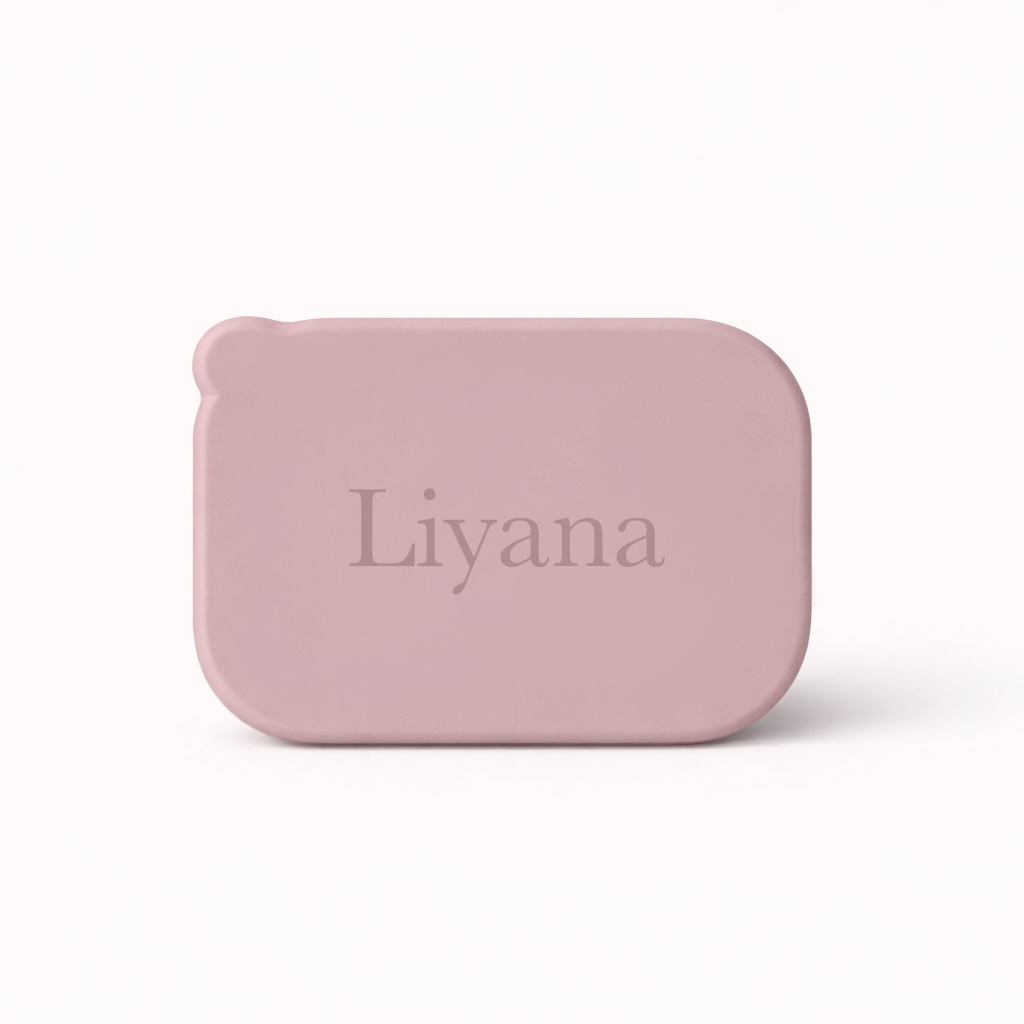 Lunchbox | Rvs | Siliconen | Blush | Personaliseerbaar 3 Lunchbox | RVS | Siliconen | Blush | Personaliseerbaar - Afbeelding 3