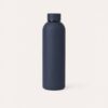 Thermosfles 500ml Blueberry - dubbelwandige RVS drinkfles met matte rubbercoating