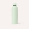 Thermosfles 500ml Mint Sage - dubbelwandige RVS drinkfles met matte rubbercoating