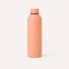 Thermosfles 500Ml Peach | Dubbelwandige Rvs Drinkfles, Personaliseerbaar 5 Thermosfles 500ml Peach - dubbelwandige RVS drinkfles met matte rubbercoating