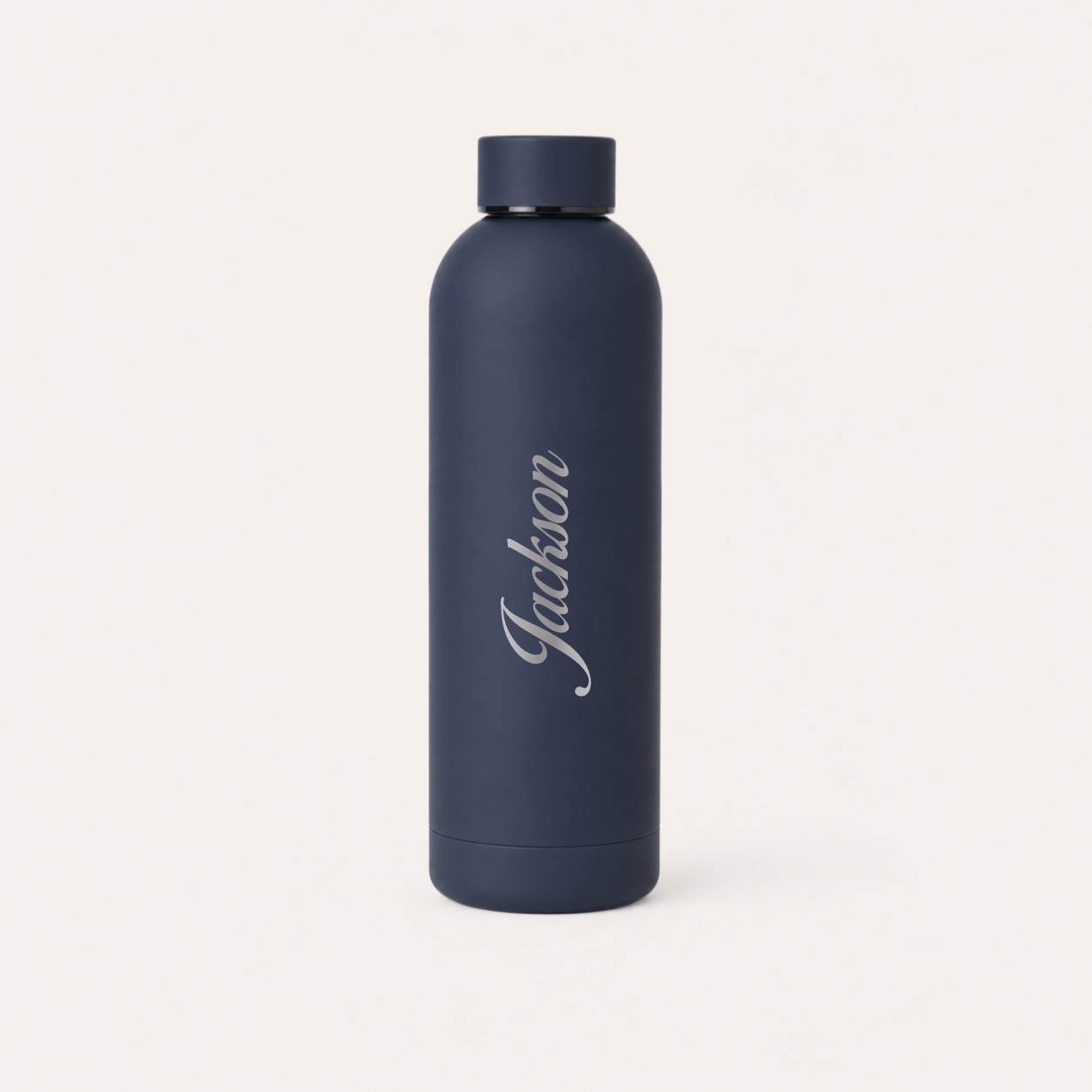 Thermosfles 500Ml Blueberry | Dubbelwandige Rvs Drinkfles, Personaliseerbaar 2 Thermosfles 500ml Blueberry met gepersonaliseerde naamgravering (optioneel)
