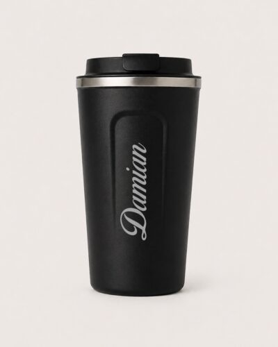 RVS drinkbeker Onyx 500 ml met gegraveerde naam